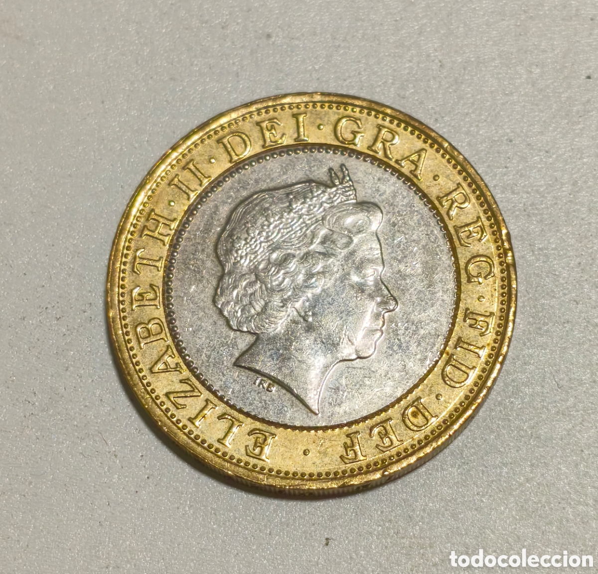 Monedas antiguas de Europa: 2 LIBRAS REINO UNIDO 2005. 60 ANIVERSARIO FIN 2A GUERRA MUNDIAL