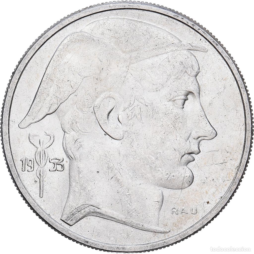 Monedas antiguas de Europa: [#1551376] B&eacute;lgica, Baudouin I, 20 Francs, 20 Frank, 1953, Brussels, Plata, EBC, KM:141.1