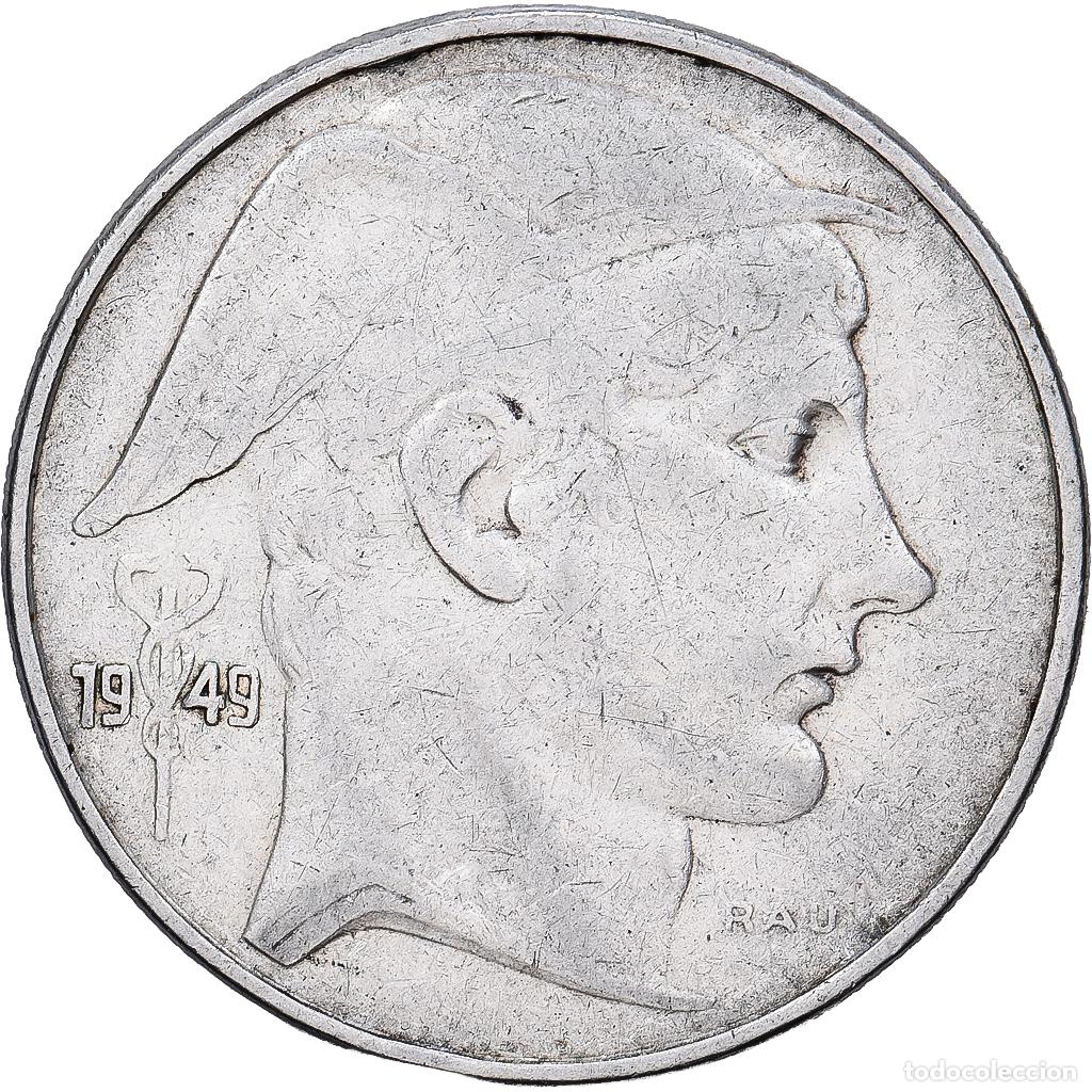 Old Coins of Europe: [#1551378] B&eacute;lgica, R&eacute;gence Prince Charles, 20 Francs, 20 Frank, 1949, Brussels, Plata