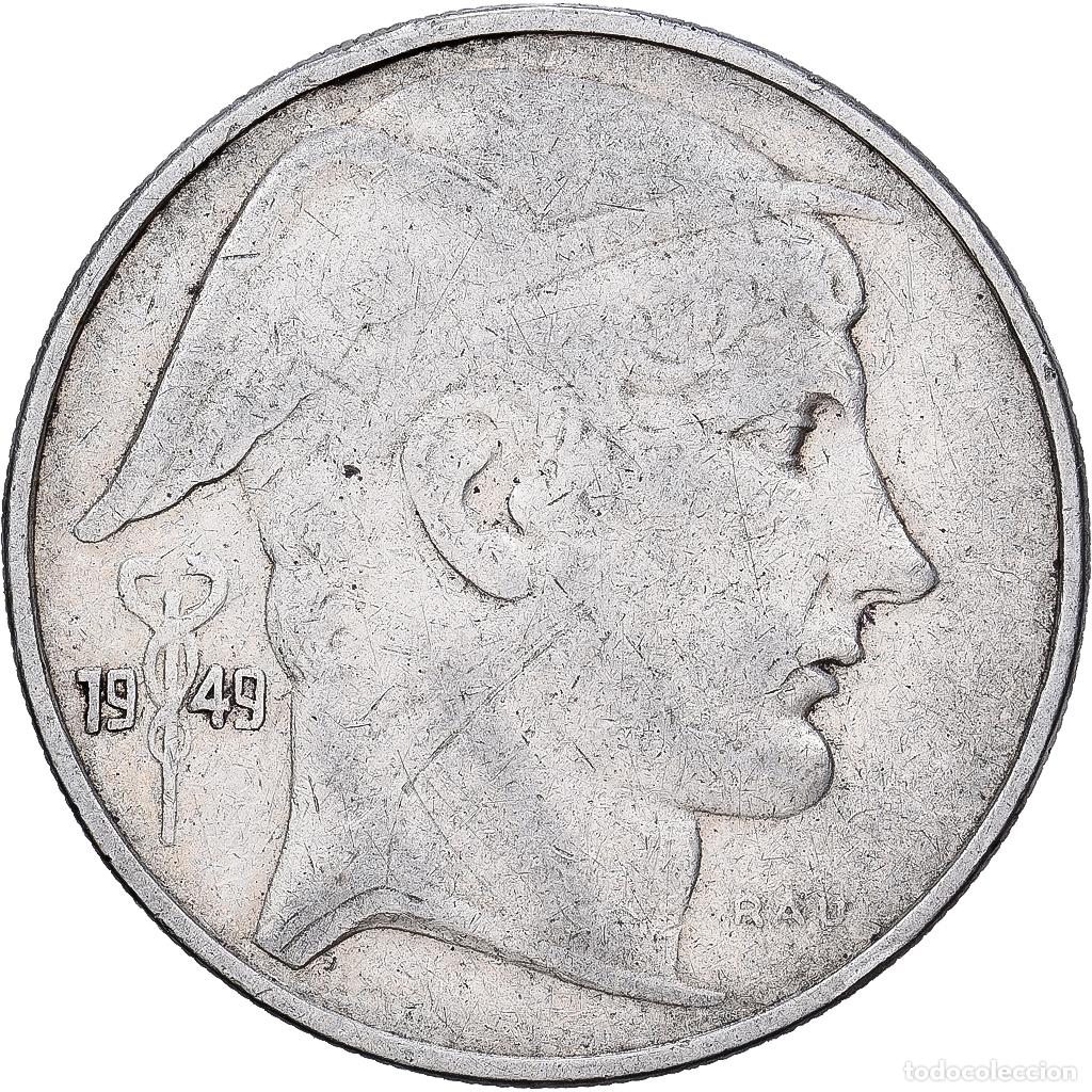 Old Coins of Europe: [#1551382] B&eacute;lgica, R&eacute;gence Prince Charles, 20 Francs, 20 Frank, 1949, Brussels, Plata