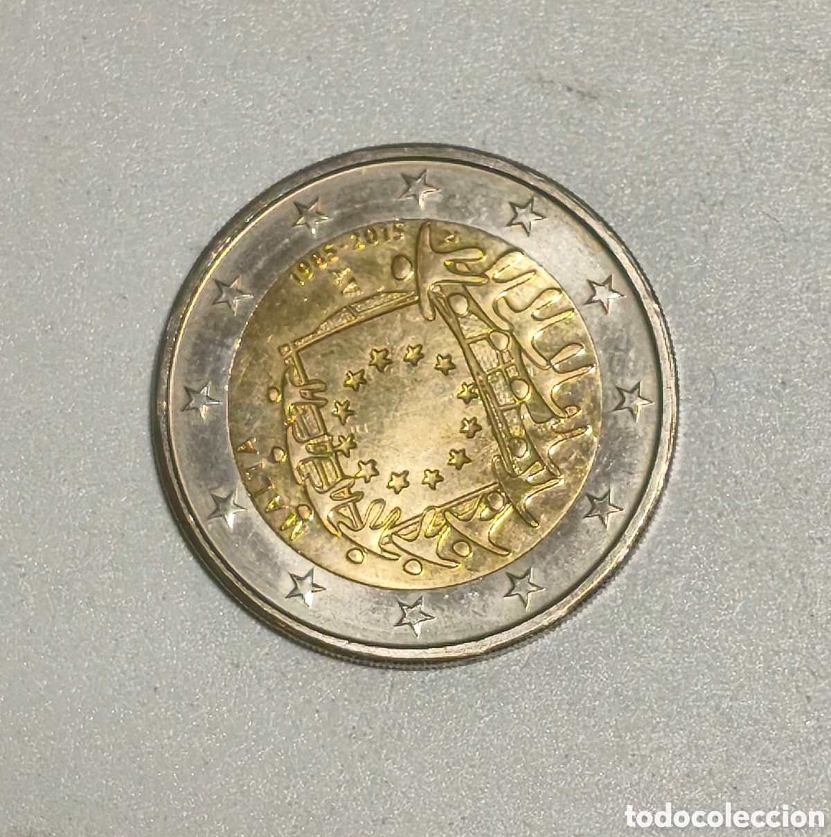 Monedas antiguas de Europa: 2 EUROS MALTA 2015 SC 30 ANIVERSARIO BANDERA DE UE