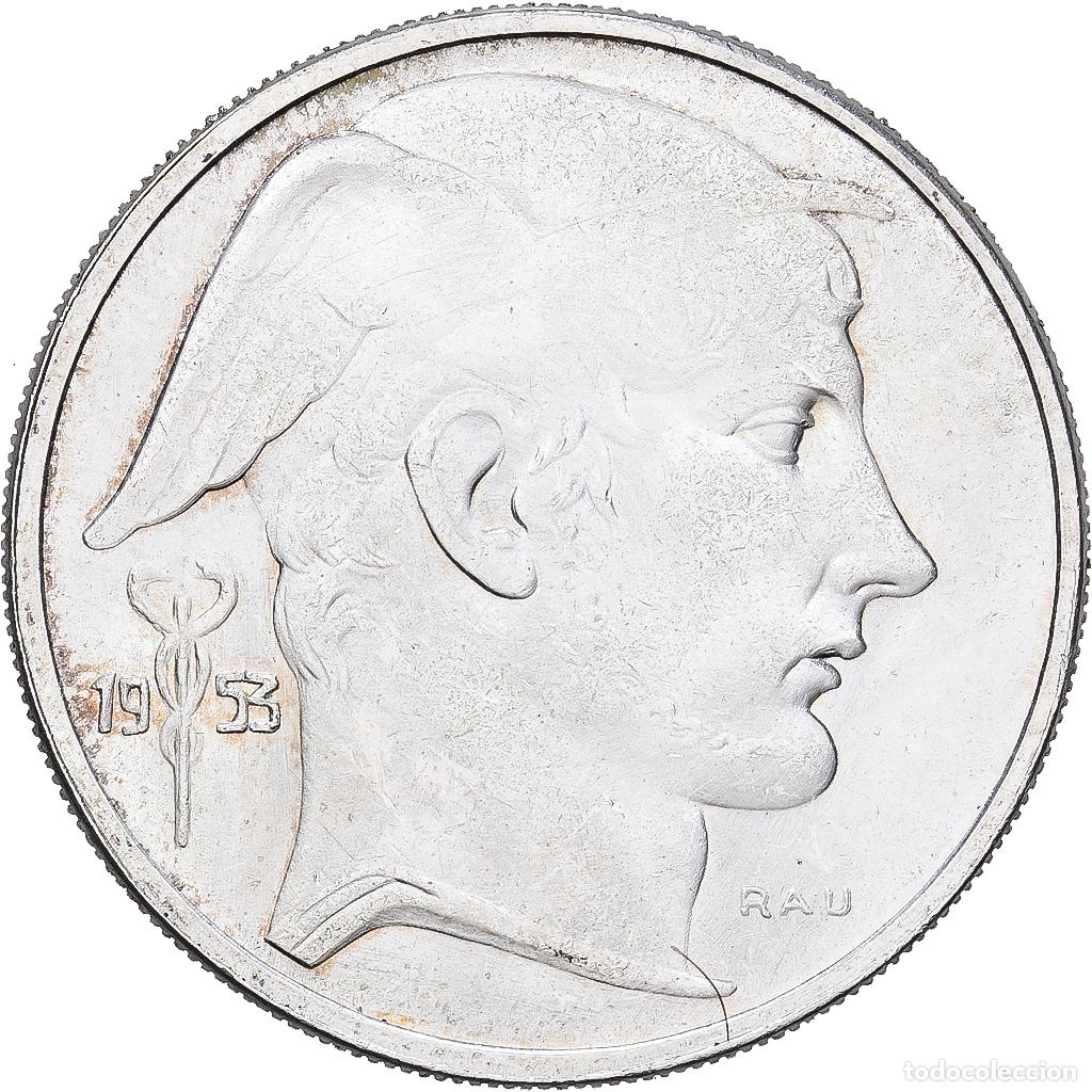 Monedas antiguas de Europa: [#1551397] B&eacute;lgica, Baudouin I, 20 Francs, 20 Frank, 1953, Brussels, Plata, EBC, KM:140.1