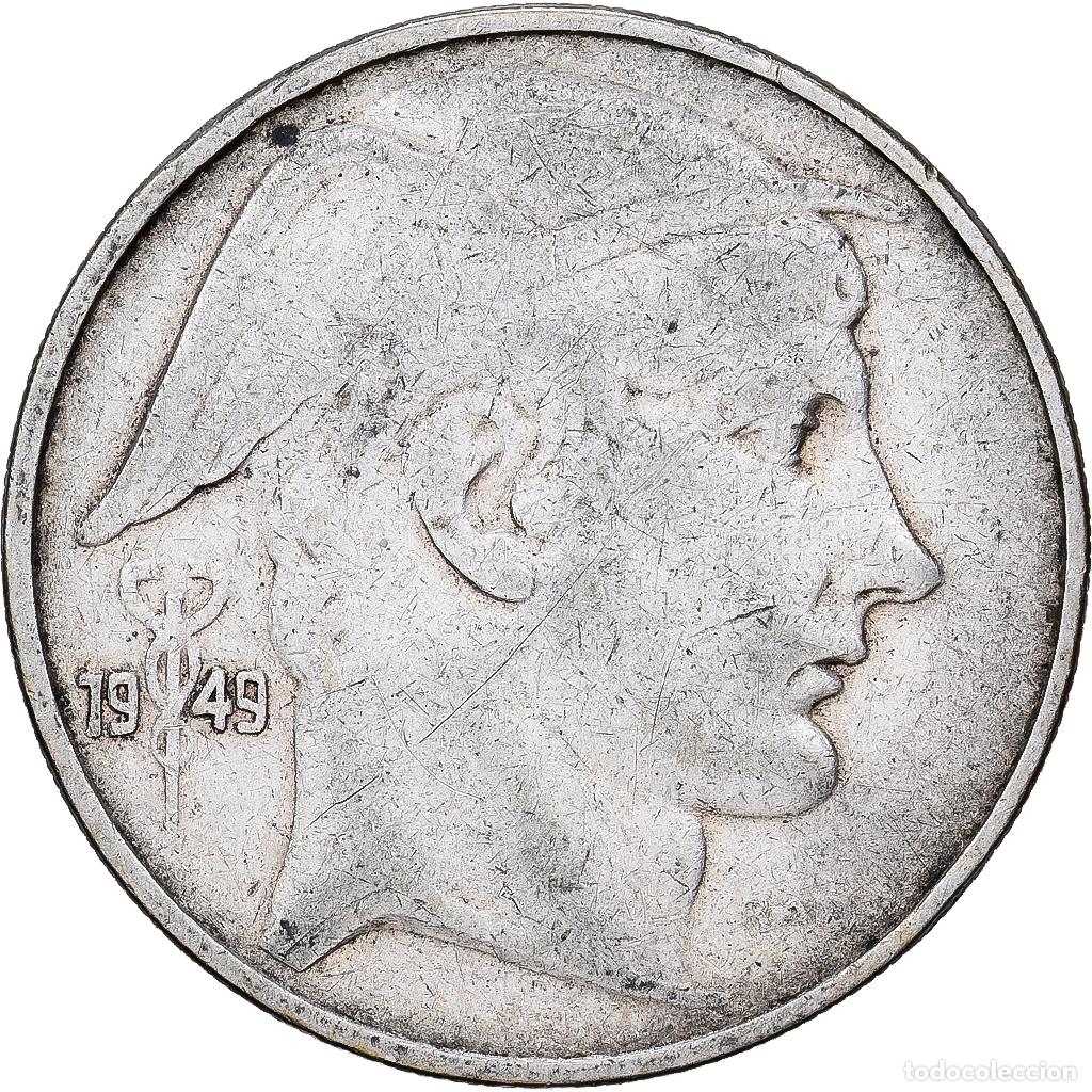 Monedas antiguas de Europa: [#1551402] B&eacute;lgica, R&eacute;gence Prince Charles, 20 Francs, 20 Frank, 1949, Brussels, Plata