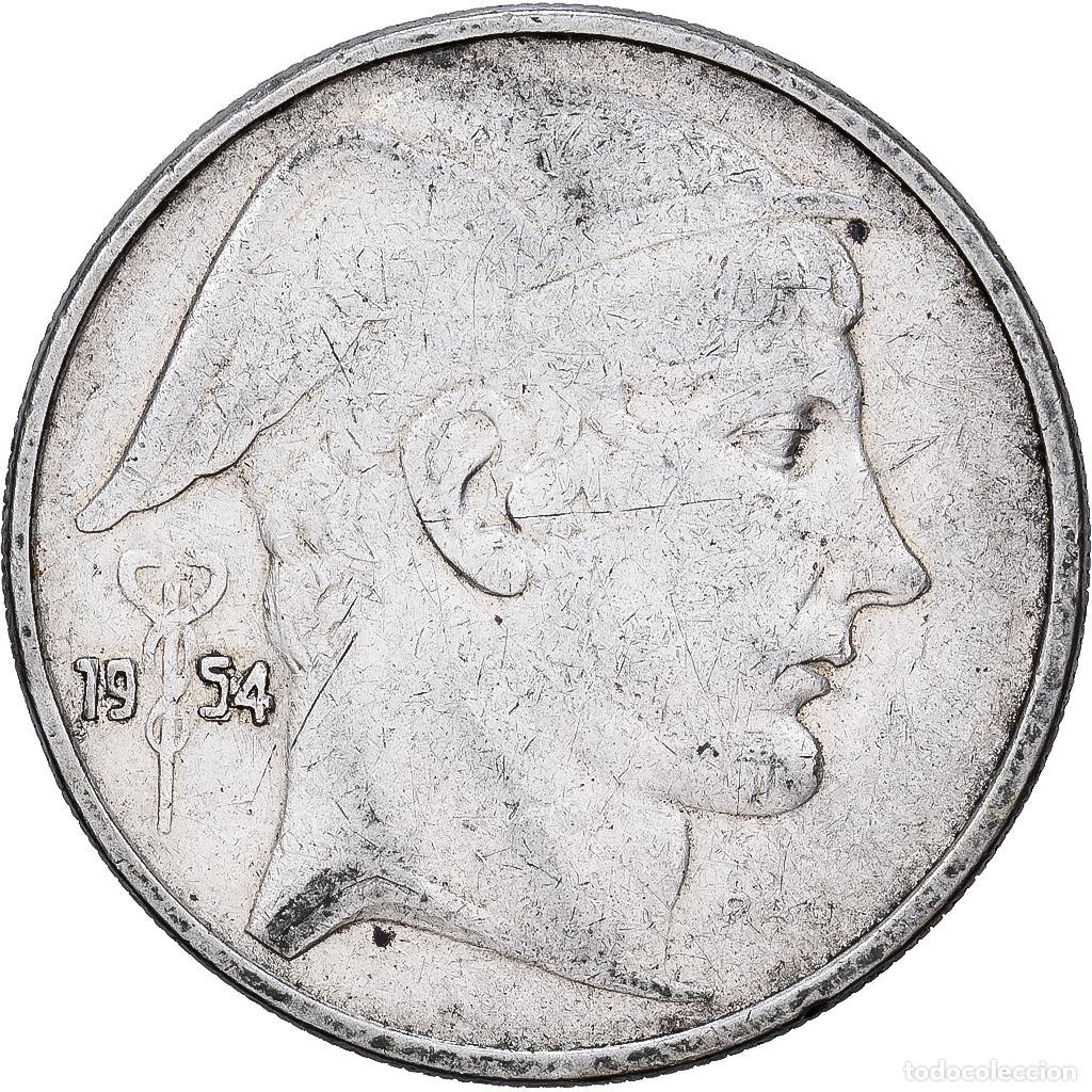 Monedas antiguas de Europa: [#1551400] B&eacute;lgica, Baudouin I, 20 Francs, 20 Frank, 1954, Brussels, Plata, MBC, KM:140.1
