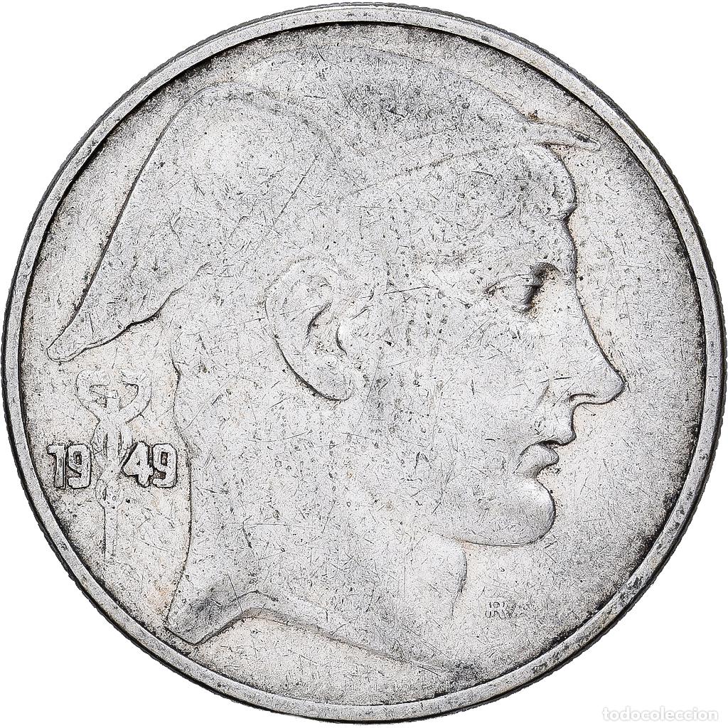 Monedas antiguas de Europa: [#1551406] B&eacute;lgica, R&eacute;gence Prince Charles, 20 Francs, 20 Frank, 1949, Brussels, Plata