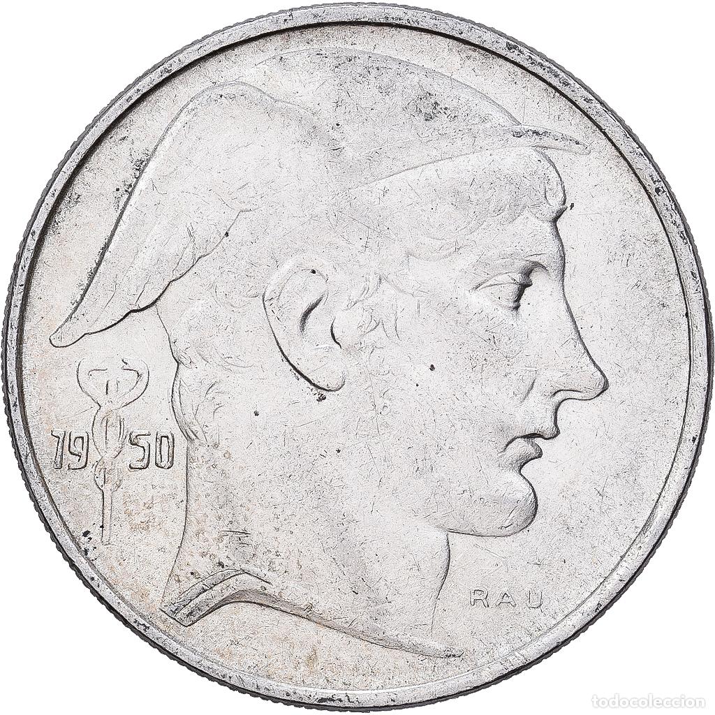 Monedas antiguas de Europa: [#1551409] B&eacute;lgica, R&eacute;gence Prince Charles, 20 Francs, 20 Frank, 1950, Brussels, Plata