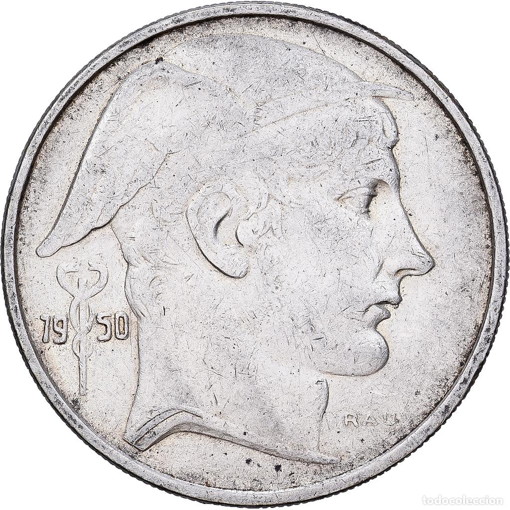 Monedas antiguas de Europa: [#1551414] B&eacute;lgica, R&eacute;gence Prince Charles, 20 Francs, 20 Frank, 1950, Brussels, Plata