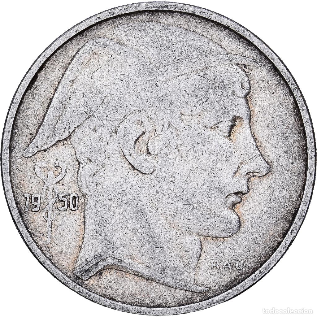 Monedas antiguas de Europa: [#1551424] B&eacute;lgica, R&eacute;gence Prince Charles, 20 Francs, 20 Frank, 1950, Brussels, Plata