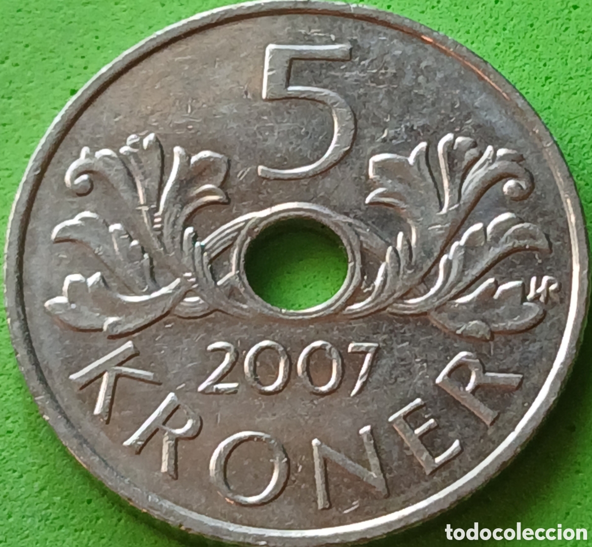 Monedas antiguas de Europa: Noruega 5 coronas 2007 km#463