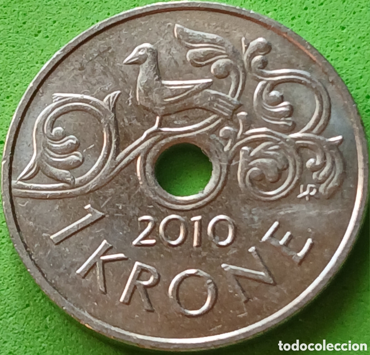 Monedas antiguas de Europa: Noruega 1 corona 2010 km#462