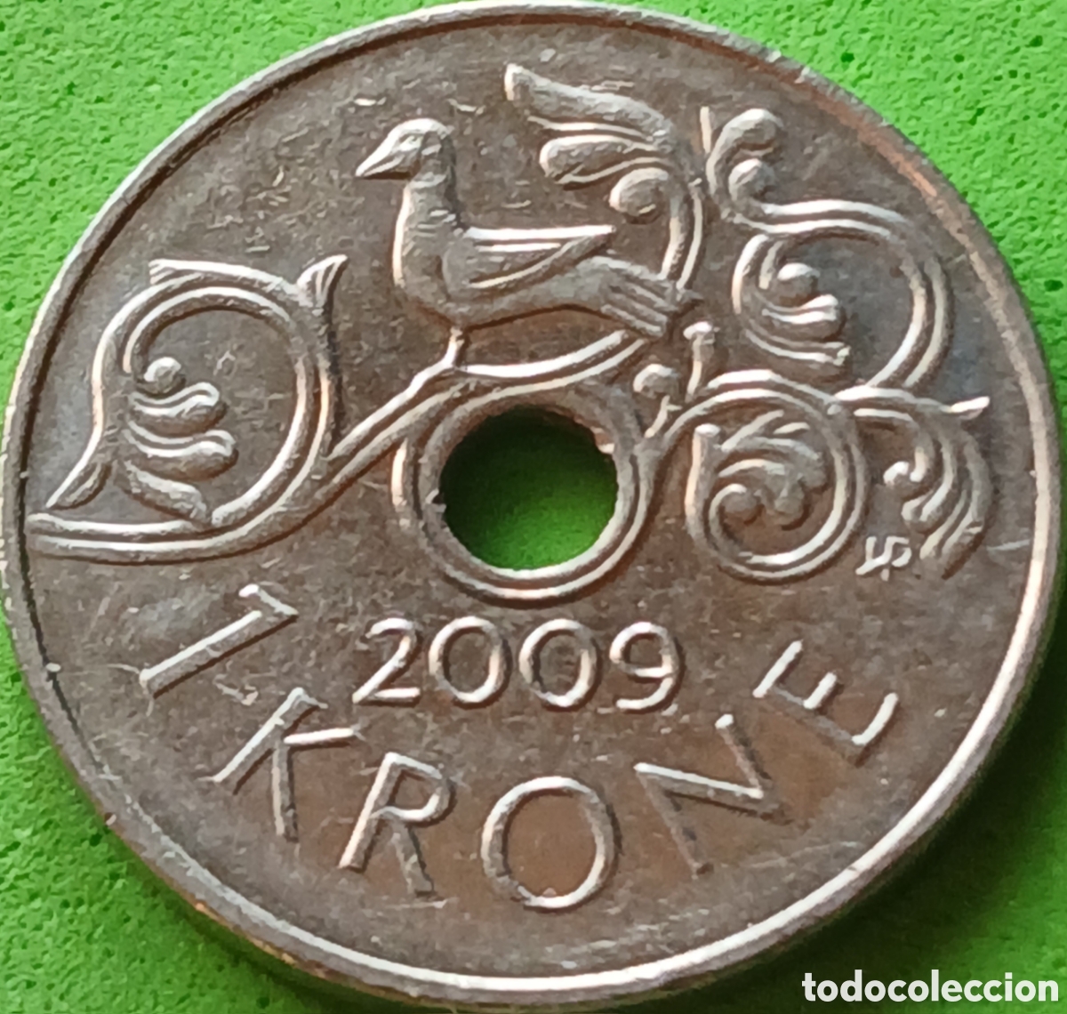 Monedas antiguas de Europa: Noruega 1 corona 2009 km#462