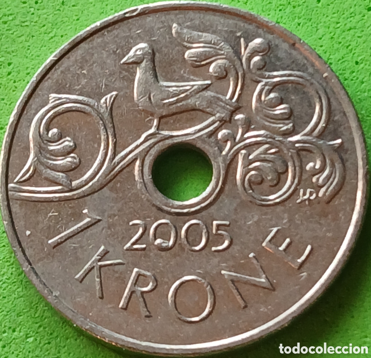 Monedas antiguas de Europa: Noruega 1 corona 2005 km#462
