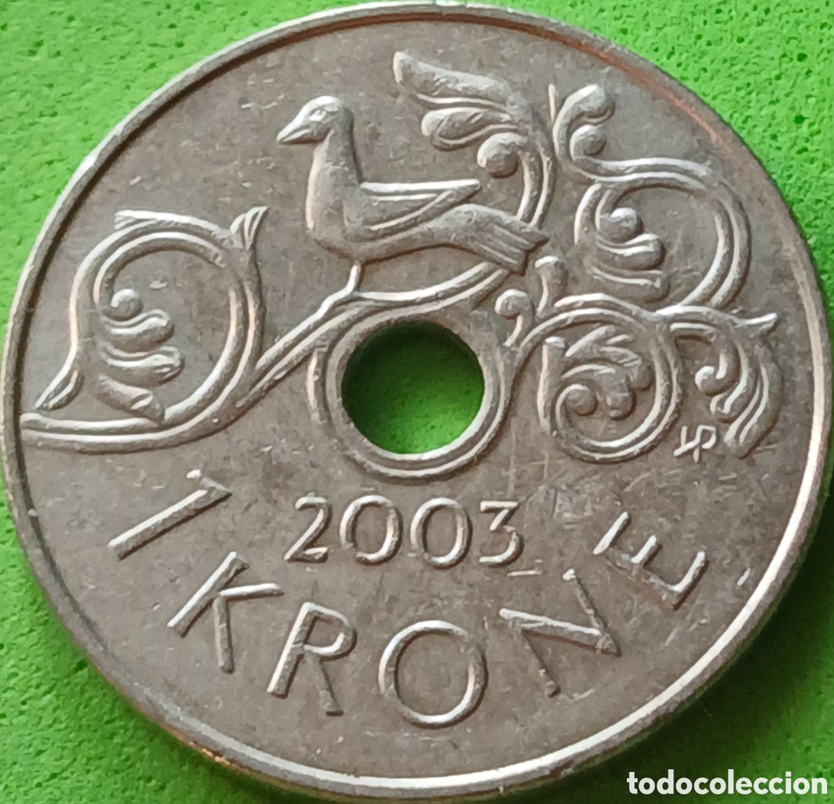 Monedas antiguas de Europa: Noruega 1 corona 2003 km#462