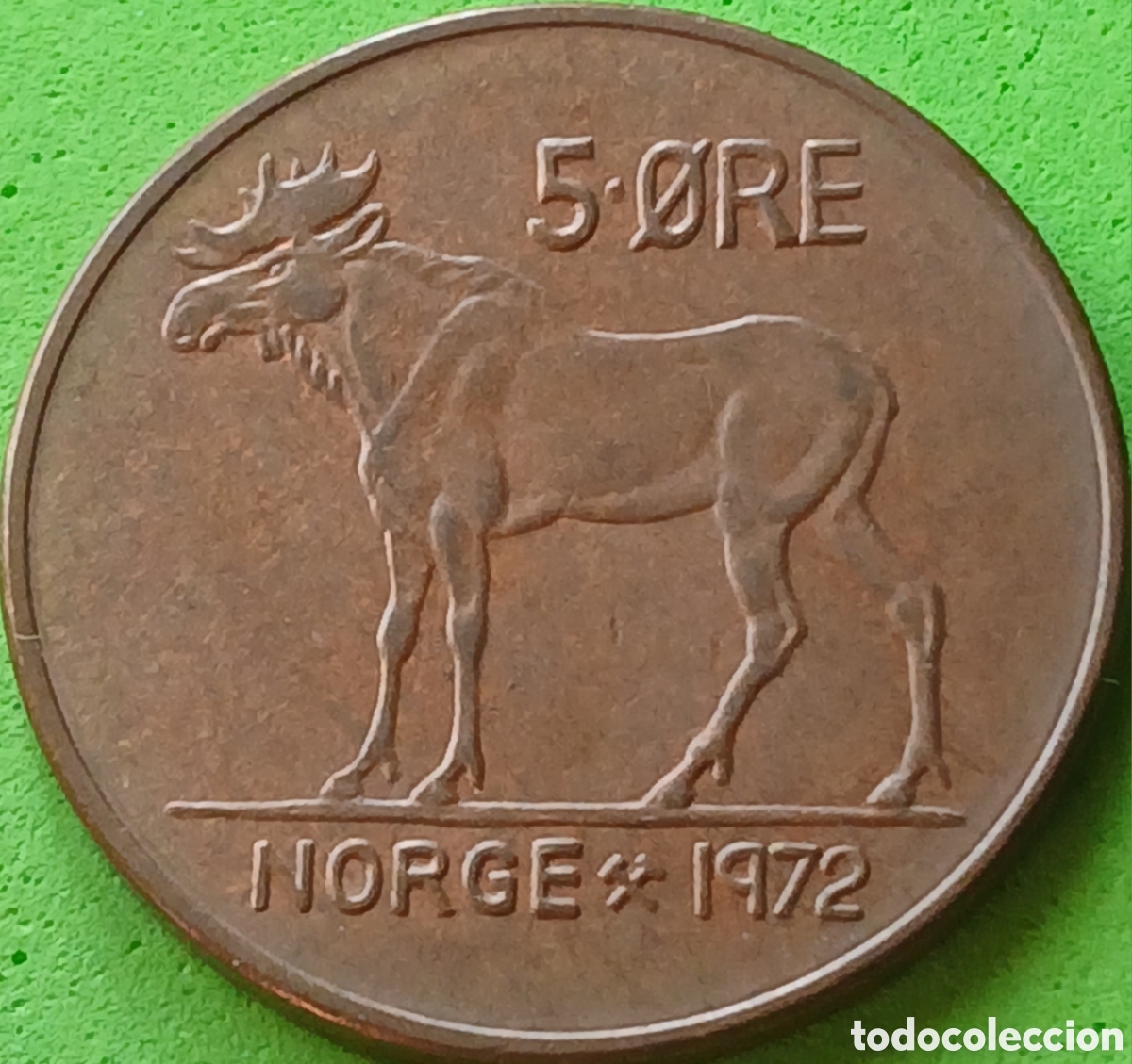 Monedas antiguas de Europa: Noruega 5 ore 1972 km#405