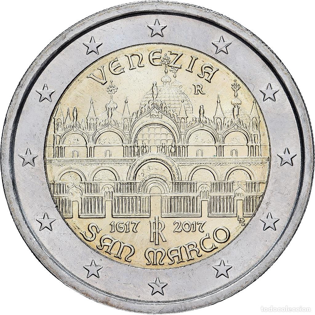 Monedas antiguas de Europa: [#1545655] Italia, 2 Euro, San Marco, 2017, Rome, Bimet&aacute;lico, FDC, KM:411