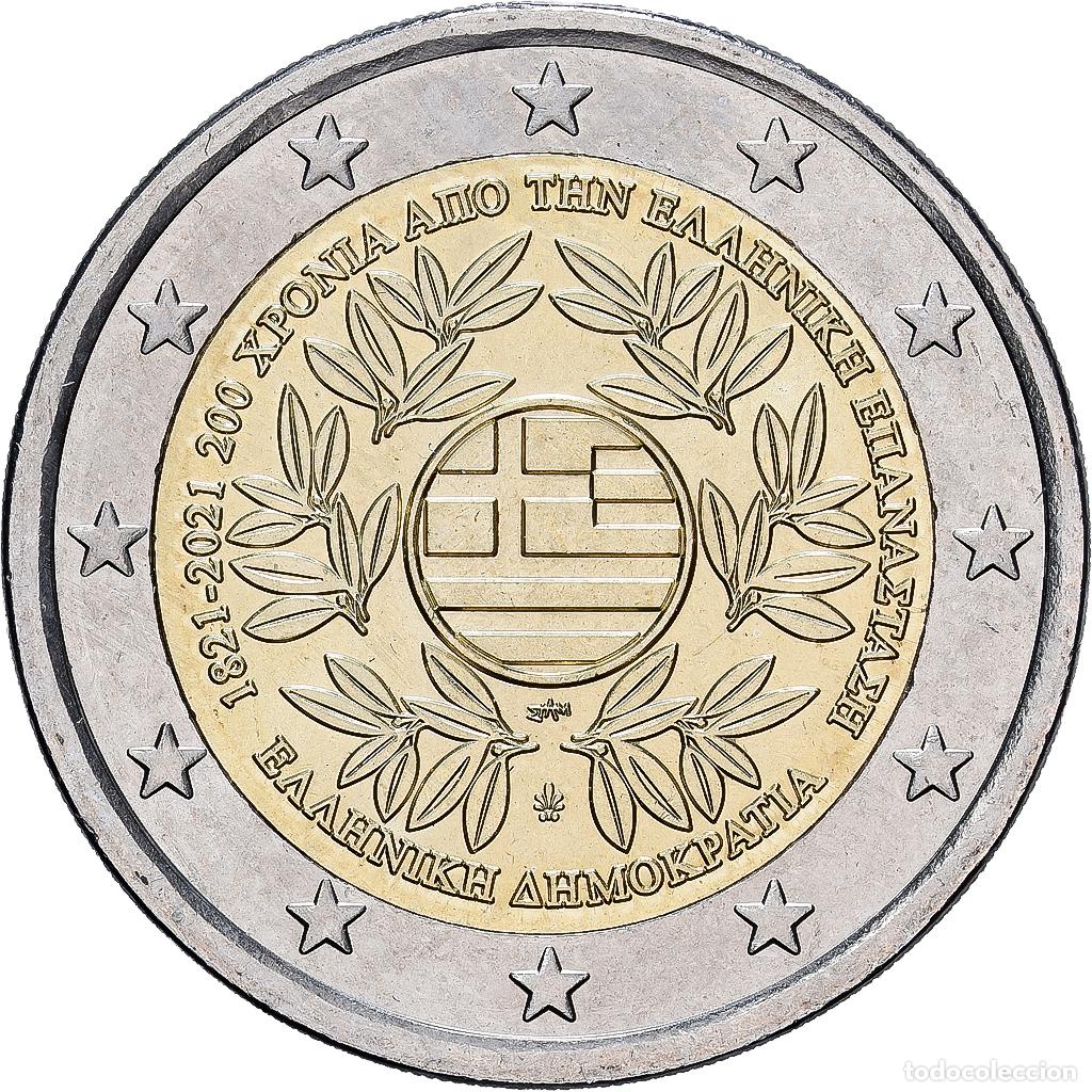 Monedas antiguas de Europa: [#1545659] Grecia, 2 Euro, Greek Revolution, 2021, Athens, Bimet&aacute;lico, FDC, KM:338