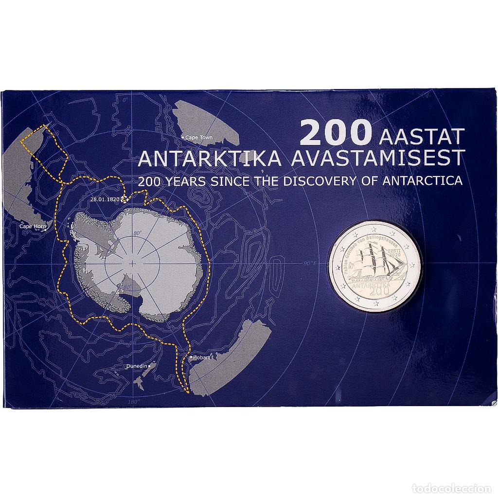 Monedas antiguas de Europa: [#1545639] Estonia, 2 Euro, Antarctica, BU, 2020, Lithuanian Mint, Bimet&aacute;lico, FDC, KM:94