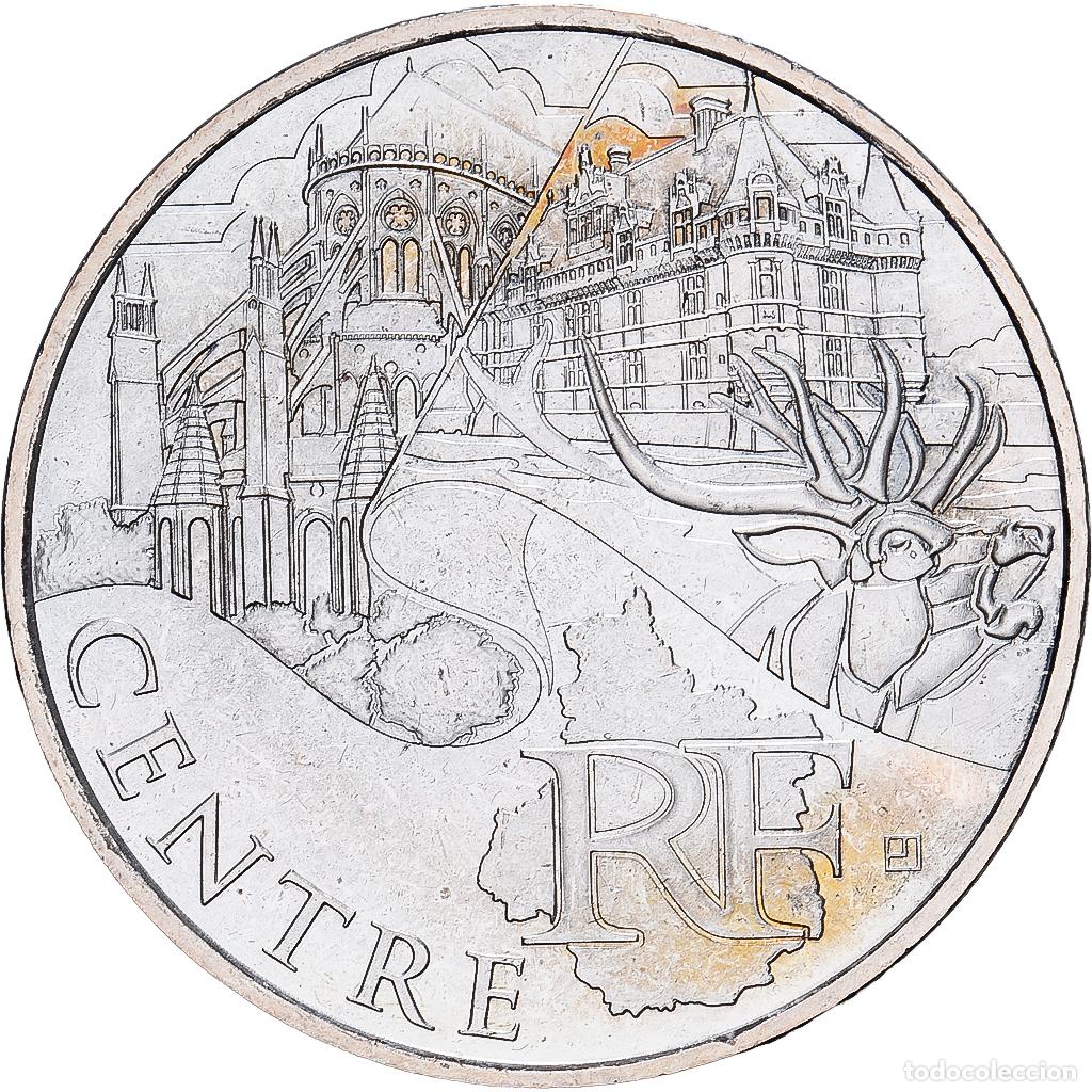 Monedas antiguas de Europa: [#1545667] Francia, 10 Euro, Centre, 2011, MDP, Plata, SC, KM:1732