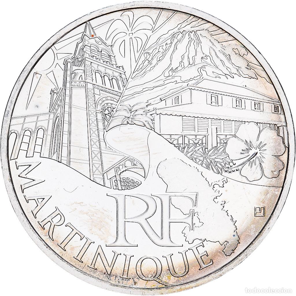 Monedas antiguas de Europa: [#1545668] Francia, 10 Euro, Martinique, 2011, MDP, Plata, SC, KM:1744