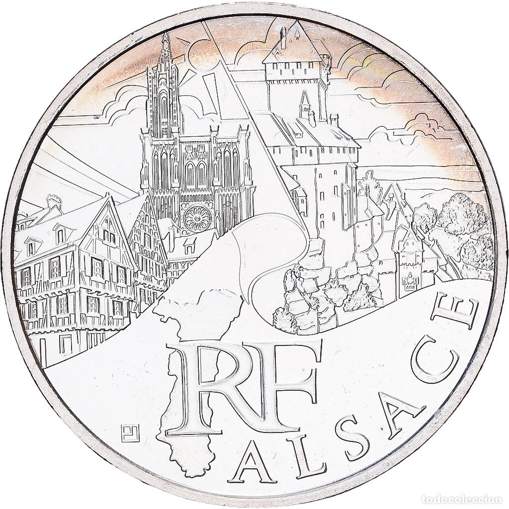 Monedas antiguas de Europa: [#1545673] Francia, 10 Euro, Alsace, 2011, MDP, Plata, SC, KM:1734