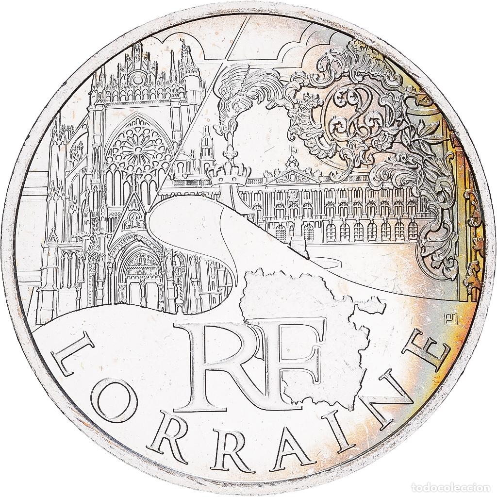 Monedas antiguas de Europa: [#1545674] Francia, 10 Euro, Lorraine, 2011, MDP, Plata, SC, KM:1743