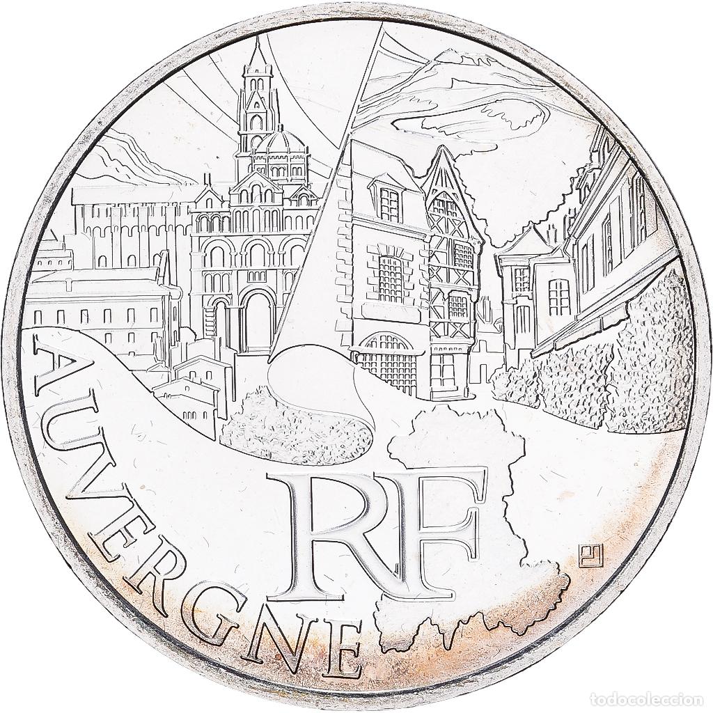 Monedas antiguas de Europa: [#1545676] Francia, 10 Euro, Auvergne, 2011, MDP, Plata, SC, KM:1728