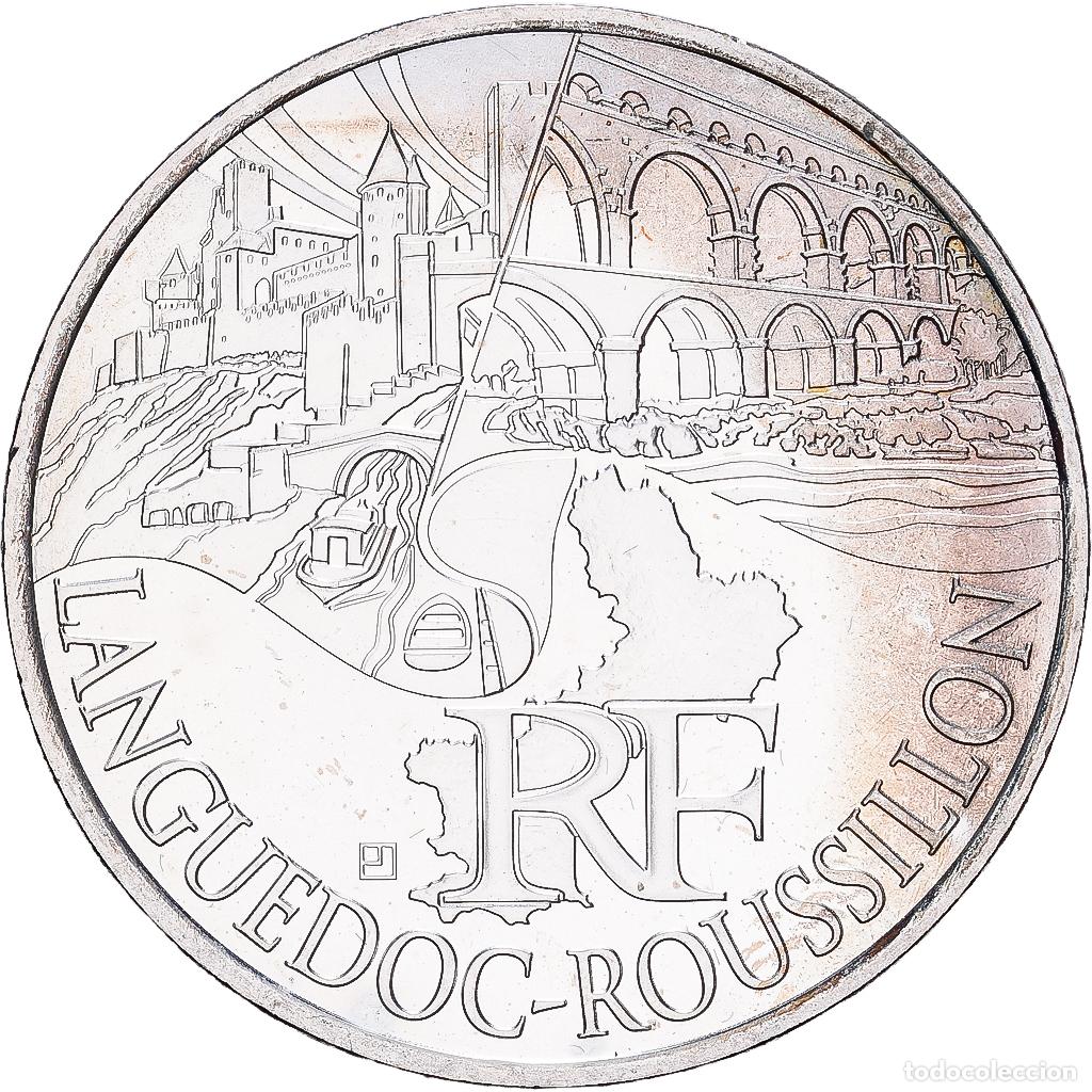 Monedas antiguas de Europa: [#1545677] Francia, 10 Euro, Languedoc-Roussillon, 2011, MDP, Plata, SC, KM:1741