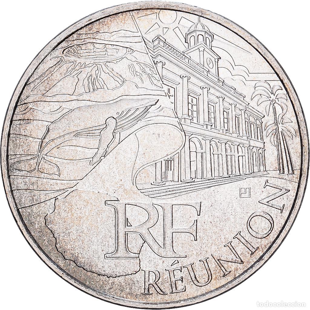 Monedas antiguas de Europa: [#1545680] Francia, 10 Euro, R&eacute;union, 2011, MDP, Plata, SC, KM:1750