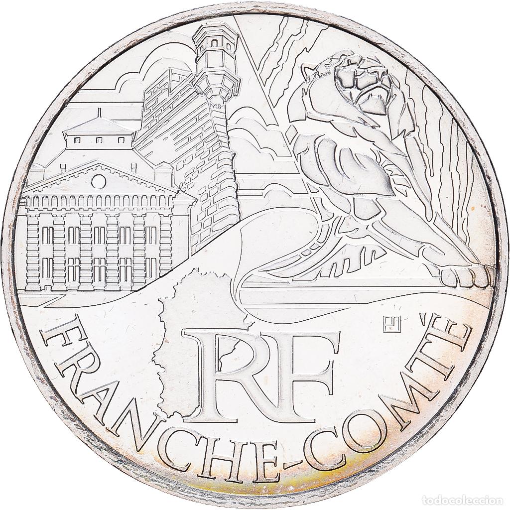 Monedas antiguas de Europa: [#1545681] Francia, 10 Euro, Franche-Comt&eacute;, 2011, MDP, Plata, SC, KM:1735