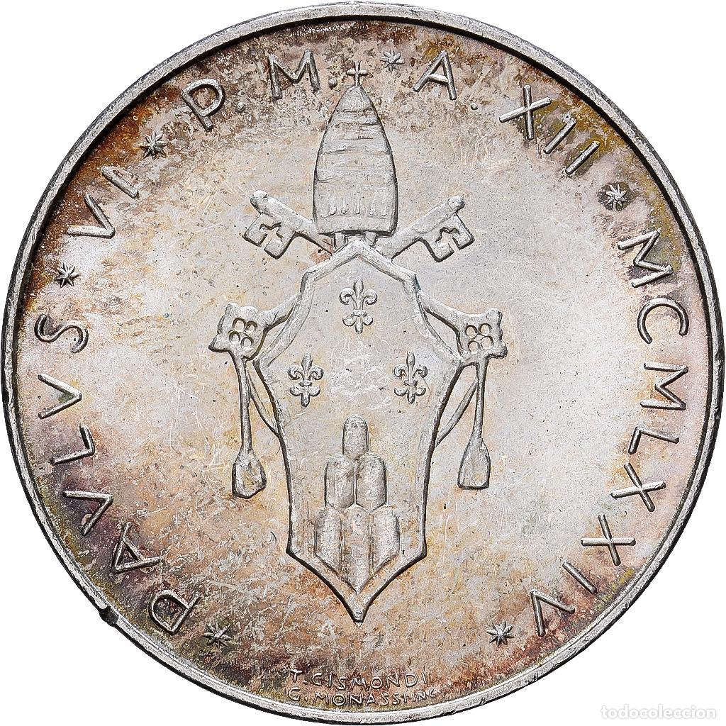 Monedas antiguas de Europa: [#1545694] CIUDAD DEL VATICANO, Paul VI, 500 Lire, 1974, Rome, Plata, SC, KM:123