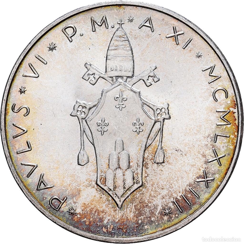 Monedas antiguas de Europa: [#1545693] CIUDAD DEL VATICANO, Paul VI, 500 Lire, 1973, Rome, Plata, SC, KM:123