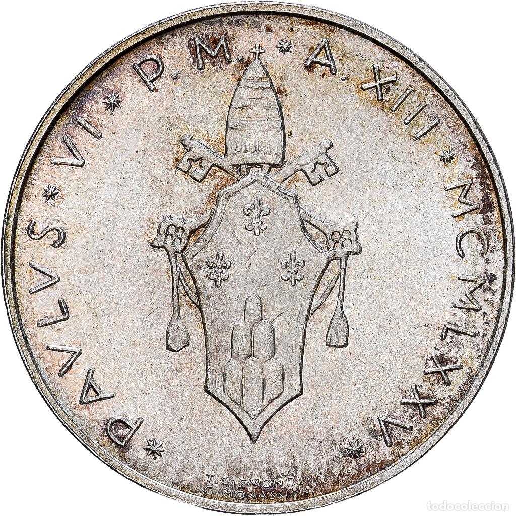 Monedas antiguas de Europa: [#1545692] CIUDAD DEL VATICANO, Paul VI, 500 Lire, 1975, Rome, Plata, SC, KM:123