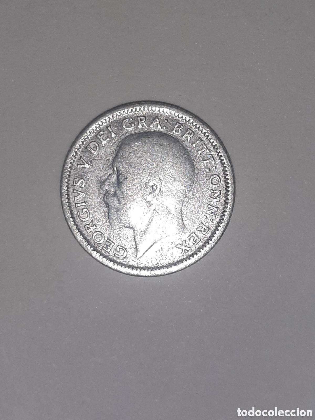 Monedas antiguas de Europa: REINO UNIDO JORGE V 6 PENCE 1926 PLATA