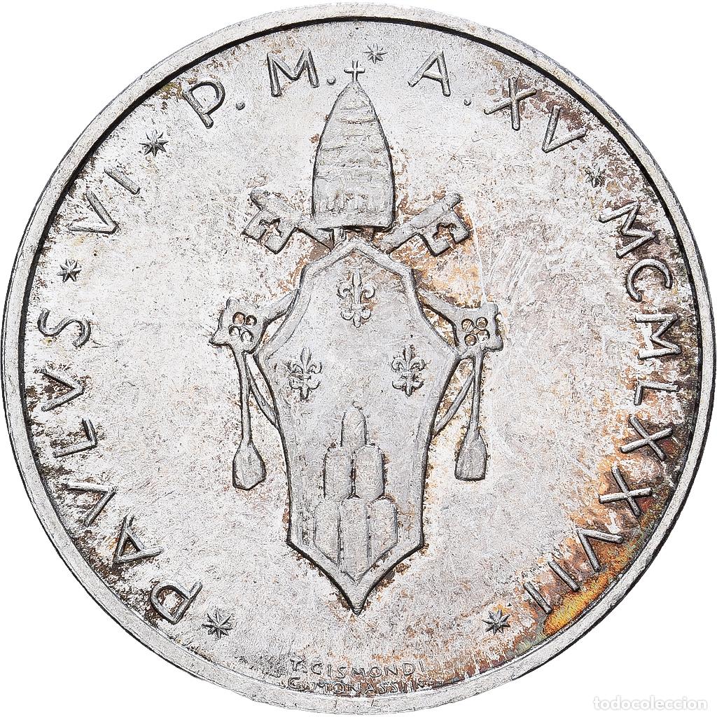 Monedas antiguas de Europa: [#1545696] CIUDAD DEL VATICANO, Paul VI, 500 Lire, 1977, Rome, Plata, SC, KM:132