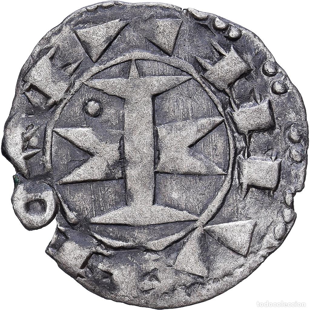 Monedas antiguas de Europa: [#1545715] Francia, &Eacute;v&ecirc;ques de Maguelonne, Denarius, Narbonne, Plata, BC+, Boudeau:753