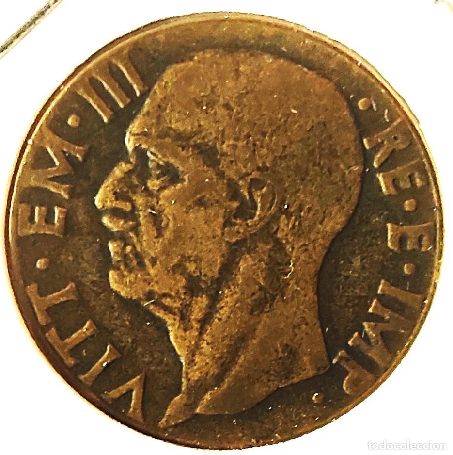 Monedas antiguas de Europa: ITALIA (1900-1946) - 10 CENTESIMOS 1941 R - REY VITTORIO EMANUEL III - B - 4,90 GR. COBRE