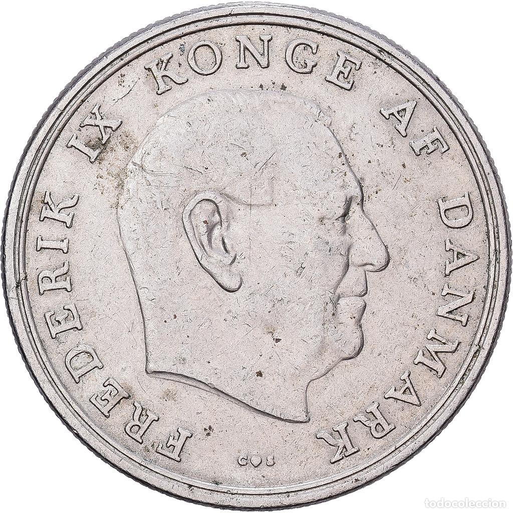 Monedas antiguas de Europa: [#1551448] Dinamarca, Frederik IX, 5 Kroner, 1961, Copenhagen, Cobre - n&iacute;quel, MBC
