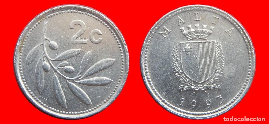 Monedas antiguas de Europa: 2 CENTIMOS 1993 MALTA-151410