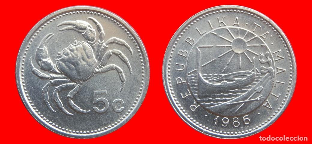 Monedas antiguas de Europa: 5 CENTIMOS 1986 MALTA-151413