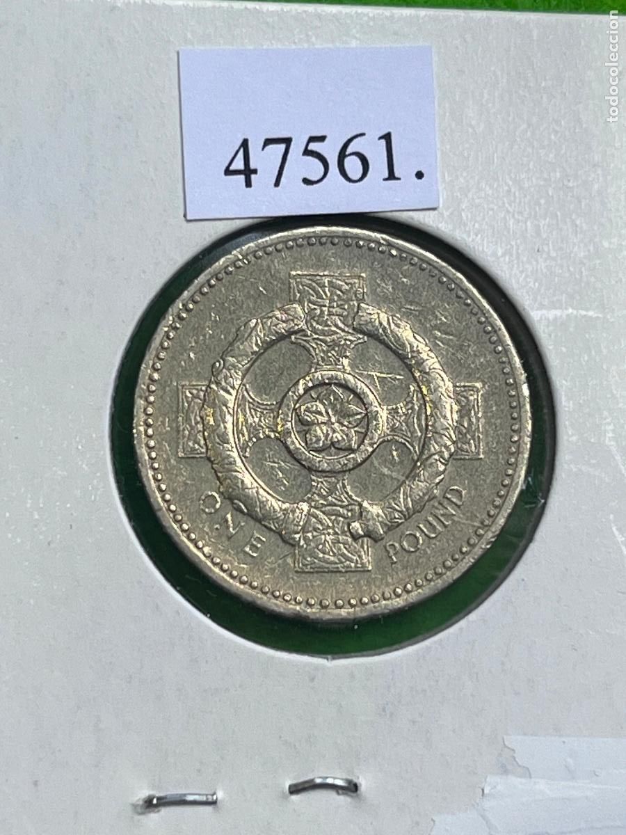 Monedas antiguas de Europa: Inglaterra 1 libra 1990, UK