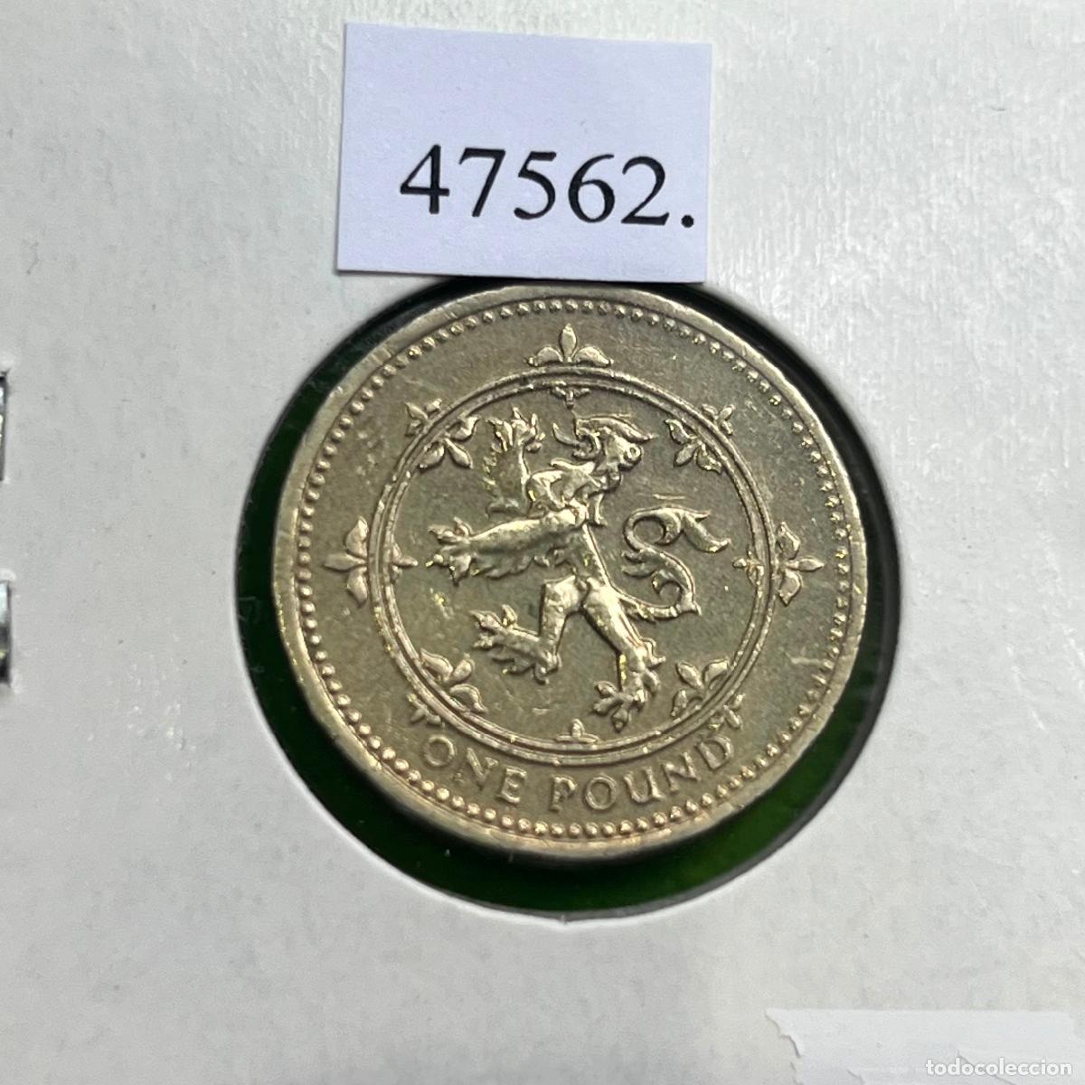 Monedas antiguas de Europa: Inglaterra 1 libra 1994, UK - Foto 3