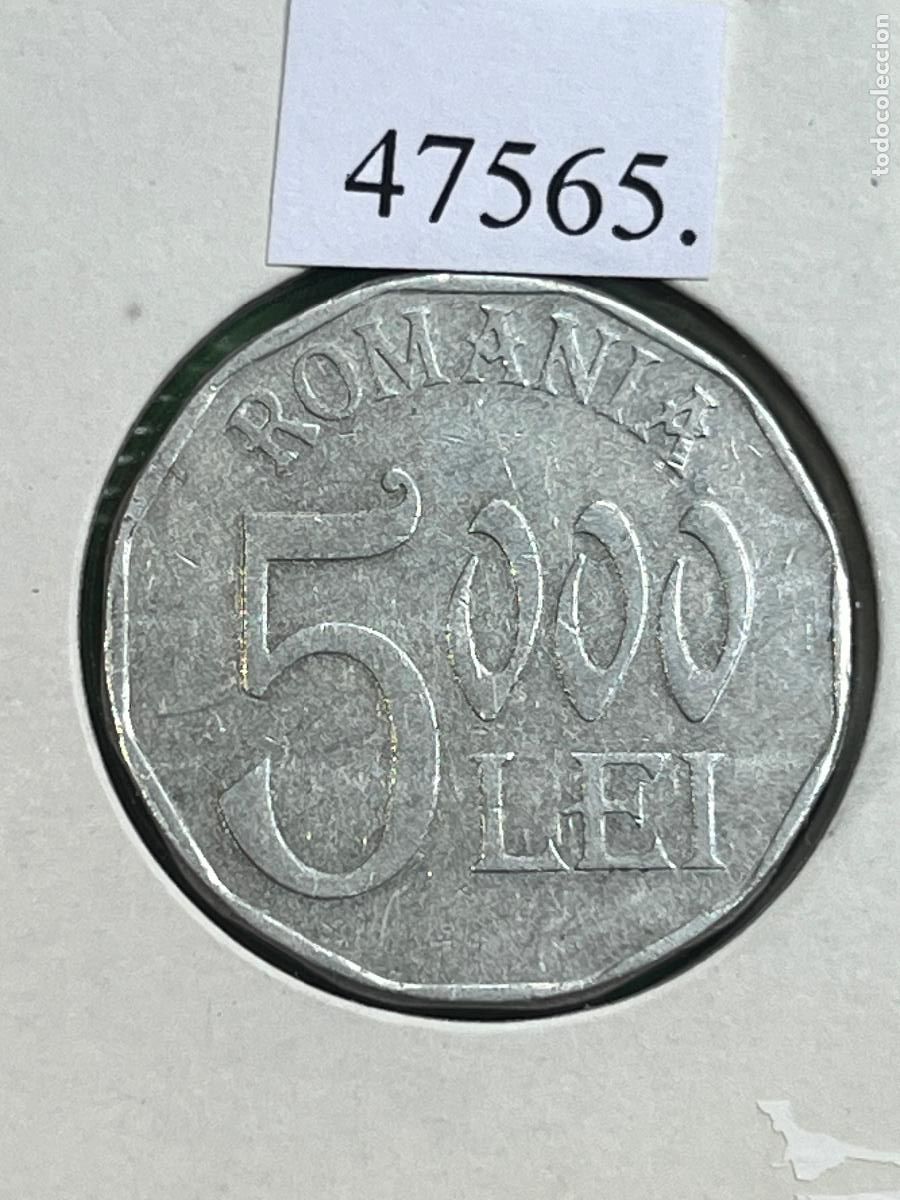 Monedas antiguas de Europa: Rumania 5000 lei 2002 , inflaci&oacute;n
