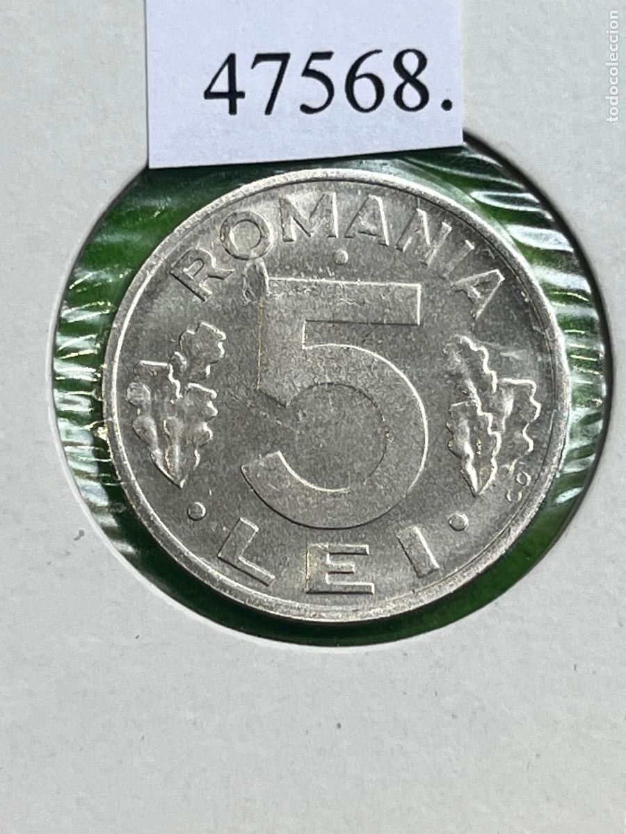 Monedas antiguas de Europa: Rumania, 5 lei, 1992