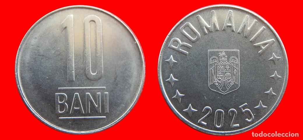 Monedas antiguas de Europa: 10 BANI 2025 RUMANIA-151429