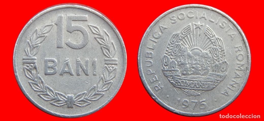 Monedas antiguas de Europa: 15 BANI 1975 RUMANIA-151432