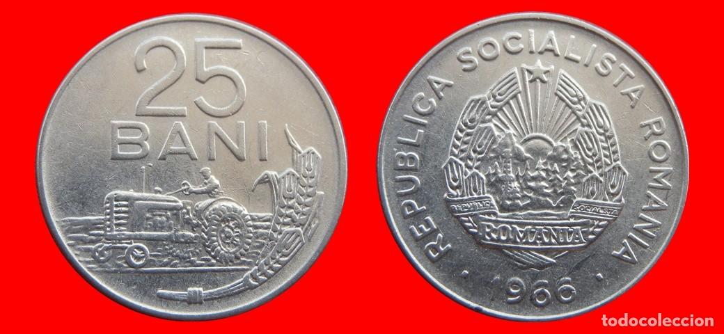Monedas antiguas de Europa: 25 BANI 1966 RUMANIA-151434