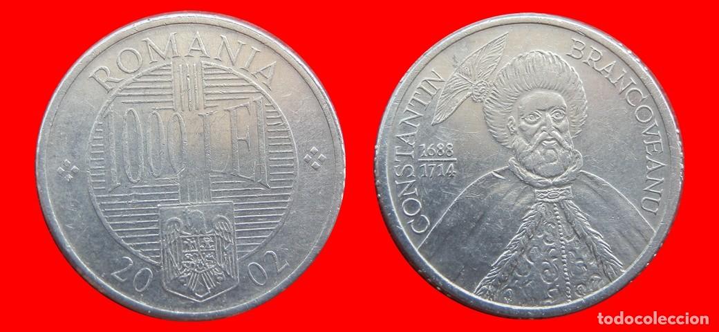 Monedas antiguas de Europa: 1000 LEU LEI 2002 RUMANIA-151441