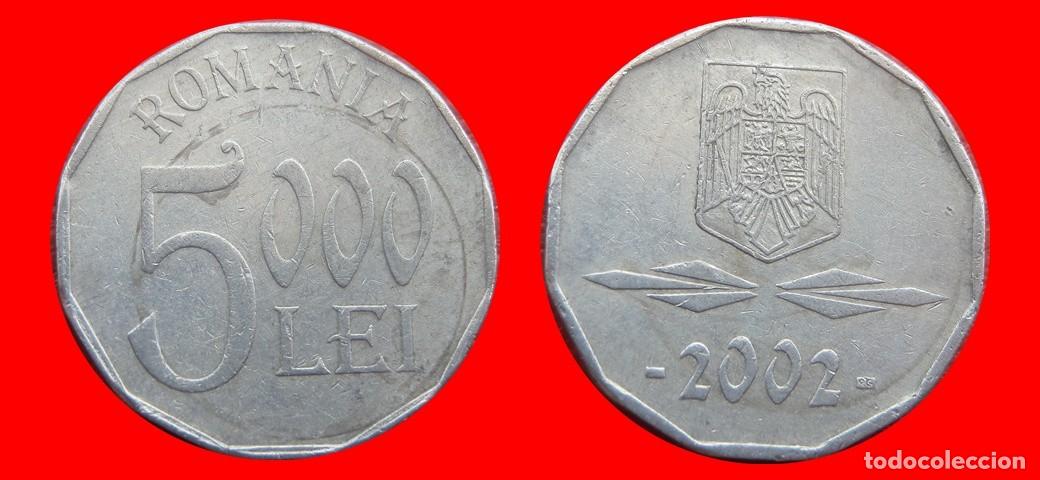 Monedas antiguas de Europa: 5000 LEU LEI 2002 RUMANIA-151442