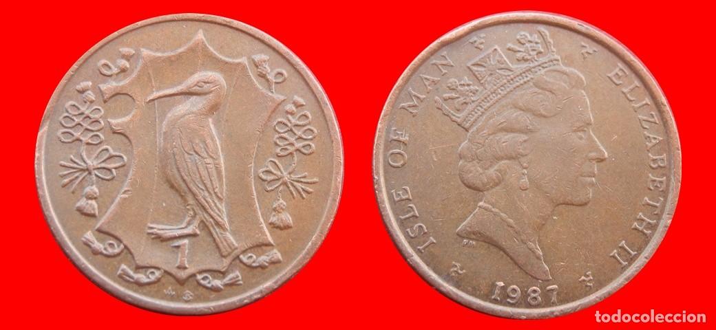 Monedas antiguas de Europa: 1 PENIQUE PENNY 1987 ISLA DE MAN-151443