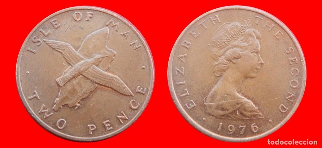Monedas antiguas de Europa: 2 PENIQUES PENCE 1976 ISLA DE MAN-151446